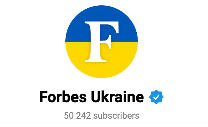 топ-20 телеграм каналів forbes